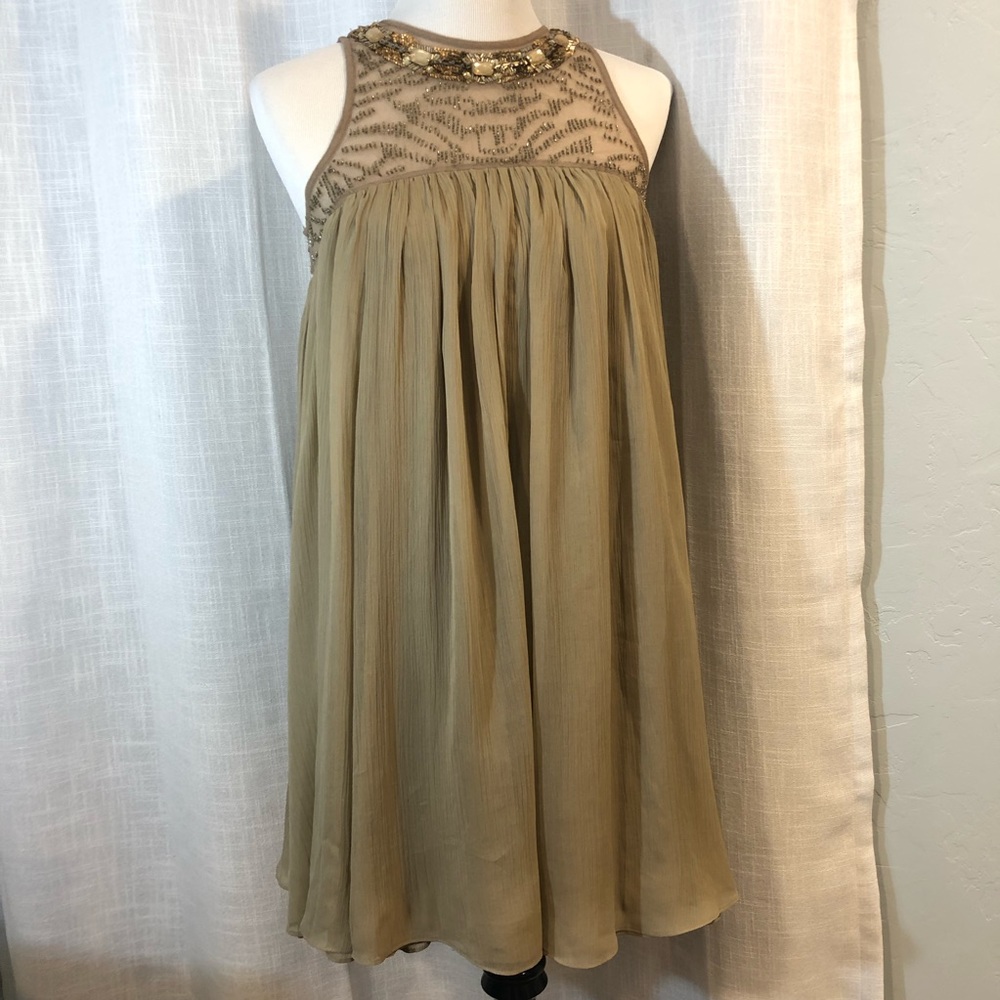 Moulinette Soeurs Anthropologie Beaded Dress